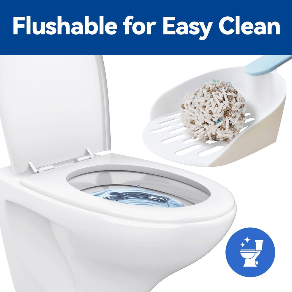 OPET Mixed Tofu Cat Litter demonstrates flushability for simple disposal.