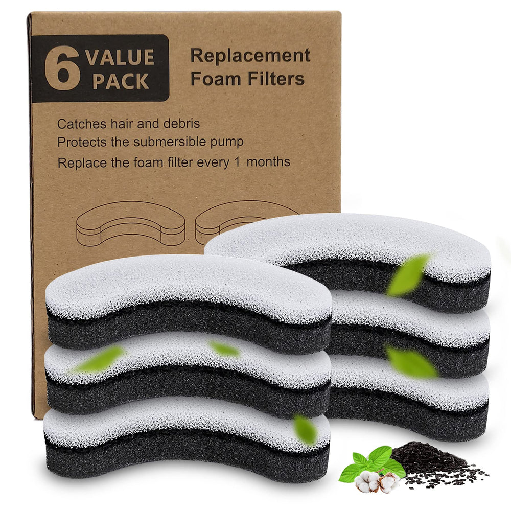 Opeth arc-shaped sponge filter for the cat fountain showing filtration in action.