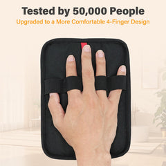 Oplope four-finger fit glove cleans fur efficiently across couches and clothing.