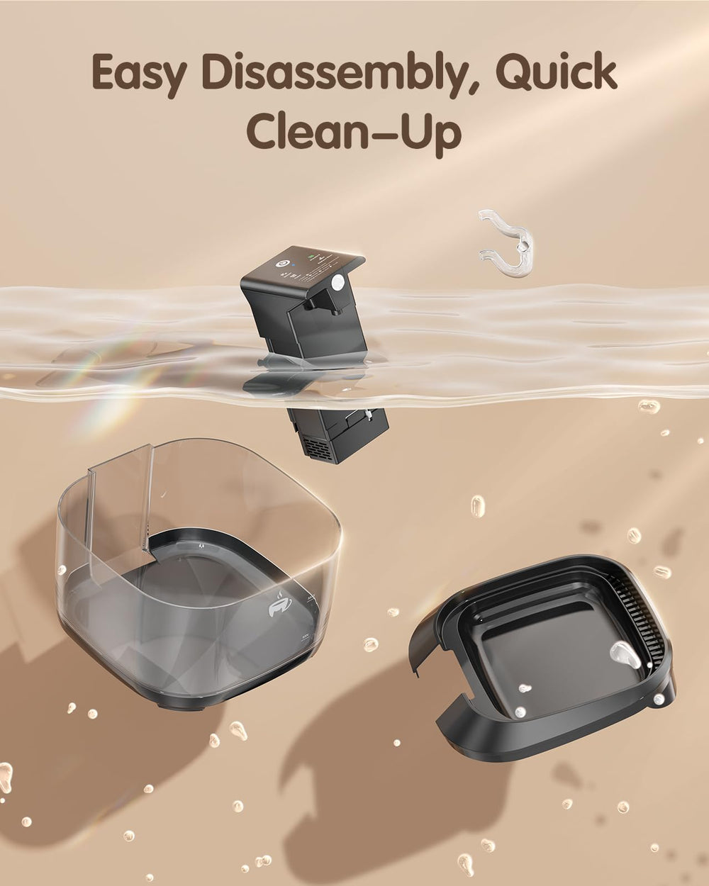 OPOWO 108oz capacity reservoir reduces refills for busy households.