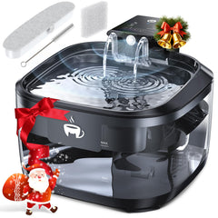 OPOWO cordless cat water fountain assembly highlights easy setup and cordless freedom.