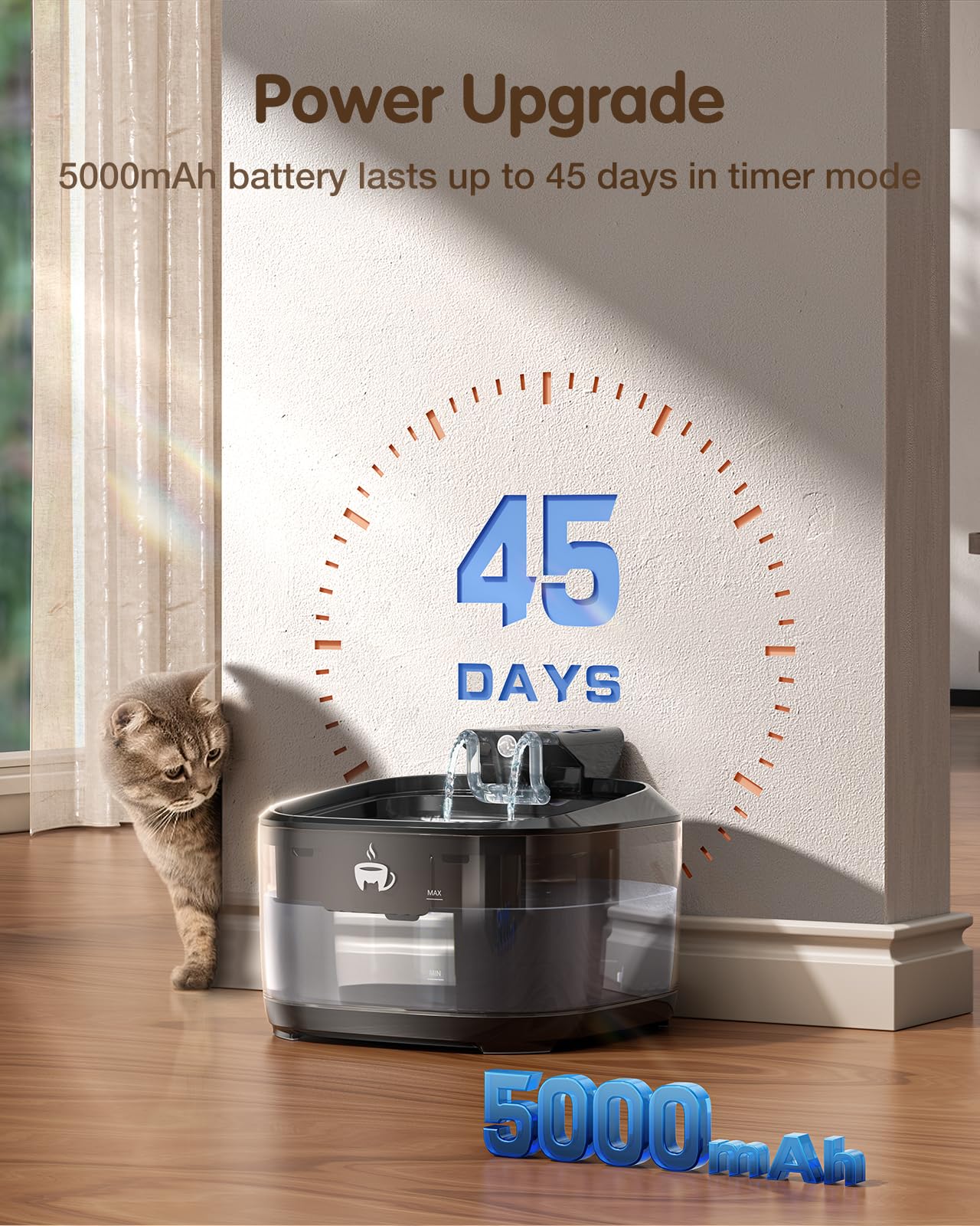 OPOWO ultra-quiet pump operation keeps households peaceful during drinks.