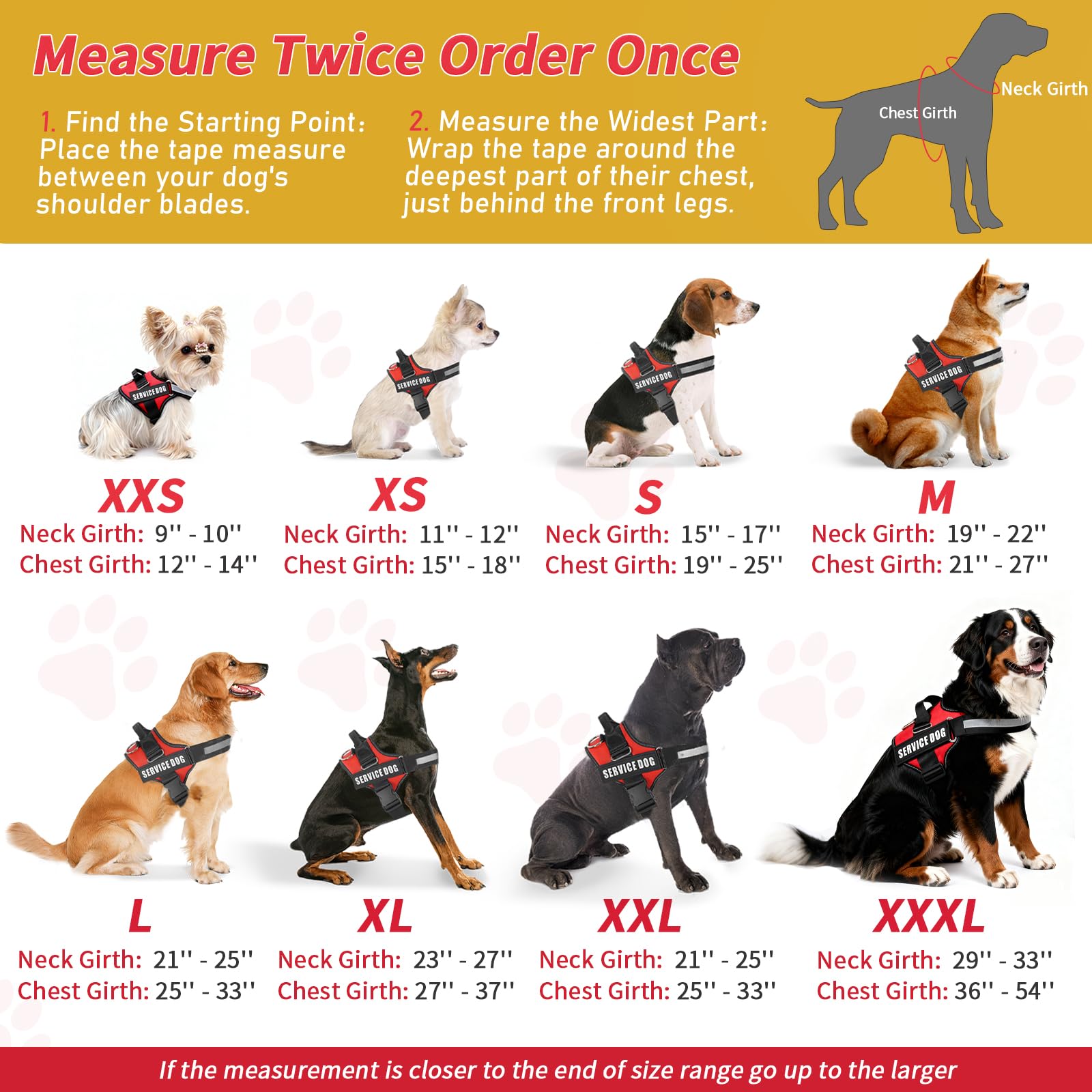 Opstin service dog vest reflective tape visible in low light