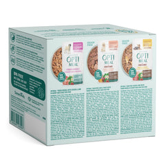 Optimeal tender morsels in aspic showcase juicy texture for small dogs.