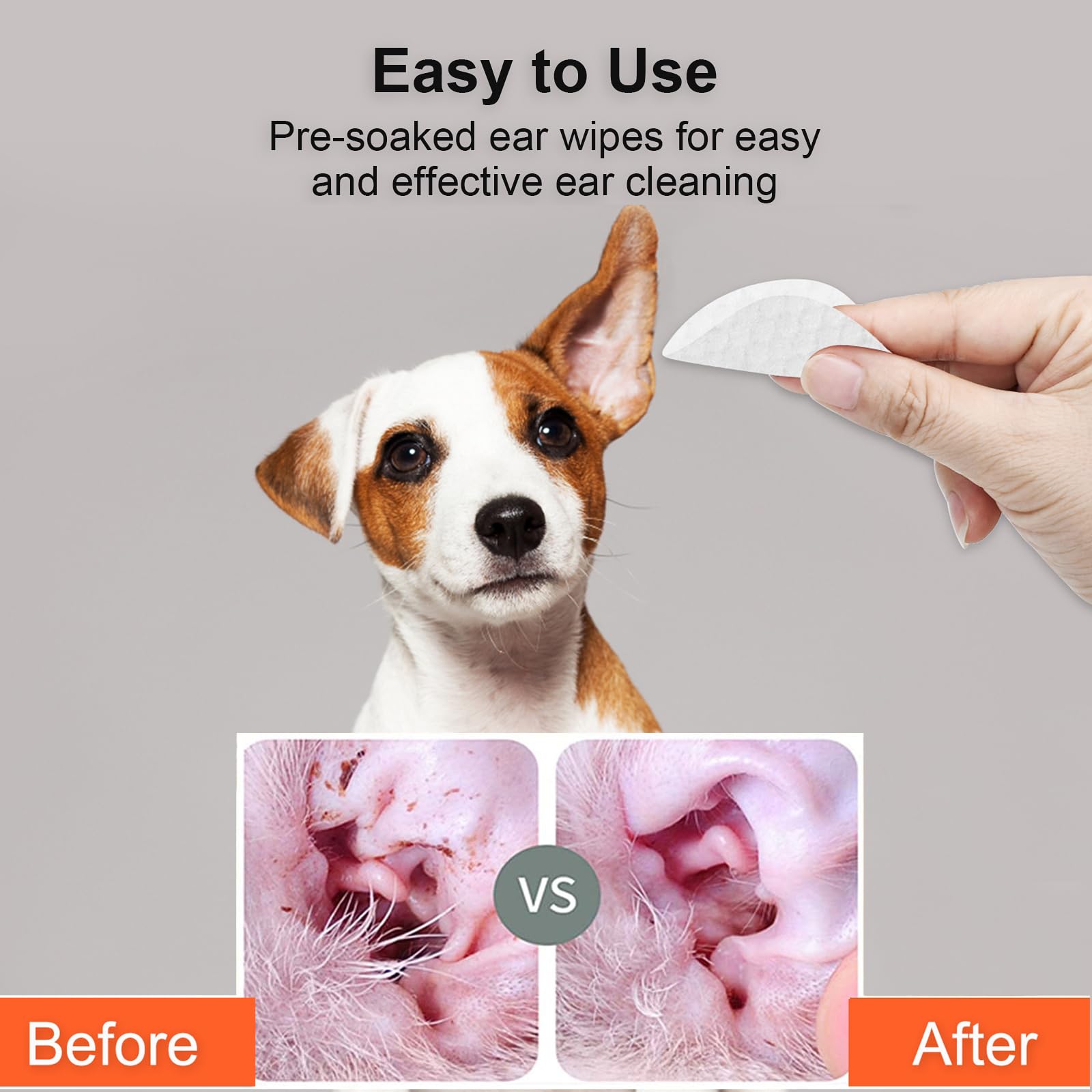OPULA wipes on the go help park and travel clean pet ears.