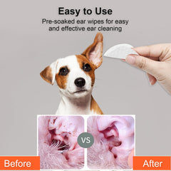 OPULA wipes on the go help park and travel clean pet ears.