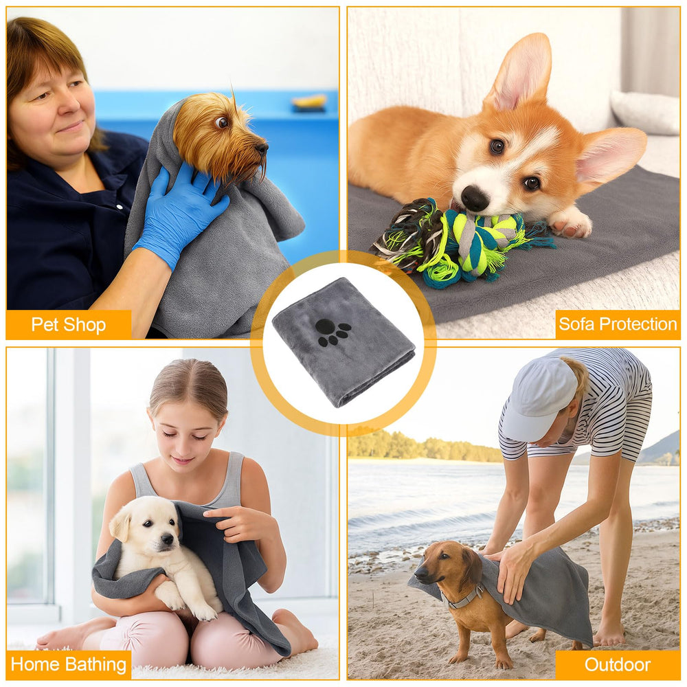 Opvixi towel aids quick, mess-free drying after baths.