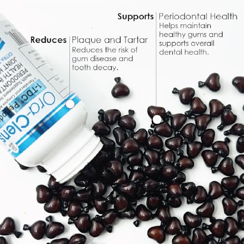Ora-Clens 1-TDC softgel capsule closeup for easy administration.