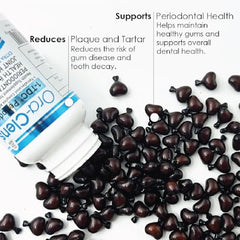 Ora-Clens 1-TDC softgel capsule closeup for easy administration.