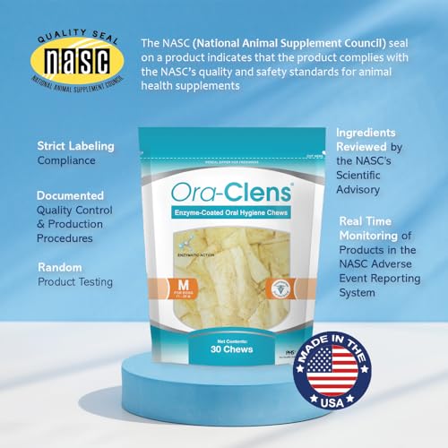 Ora-Clens chew texture close-up emphasizes abrasive action for plaque control.