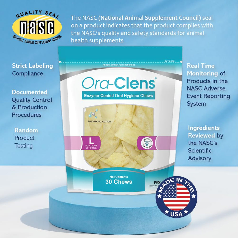Front view of Ora-Clens packaging showing brand name.