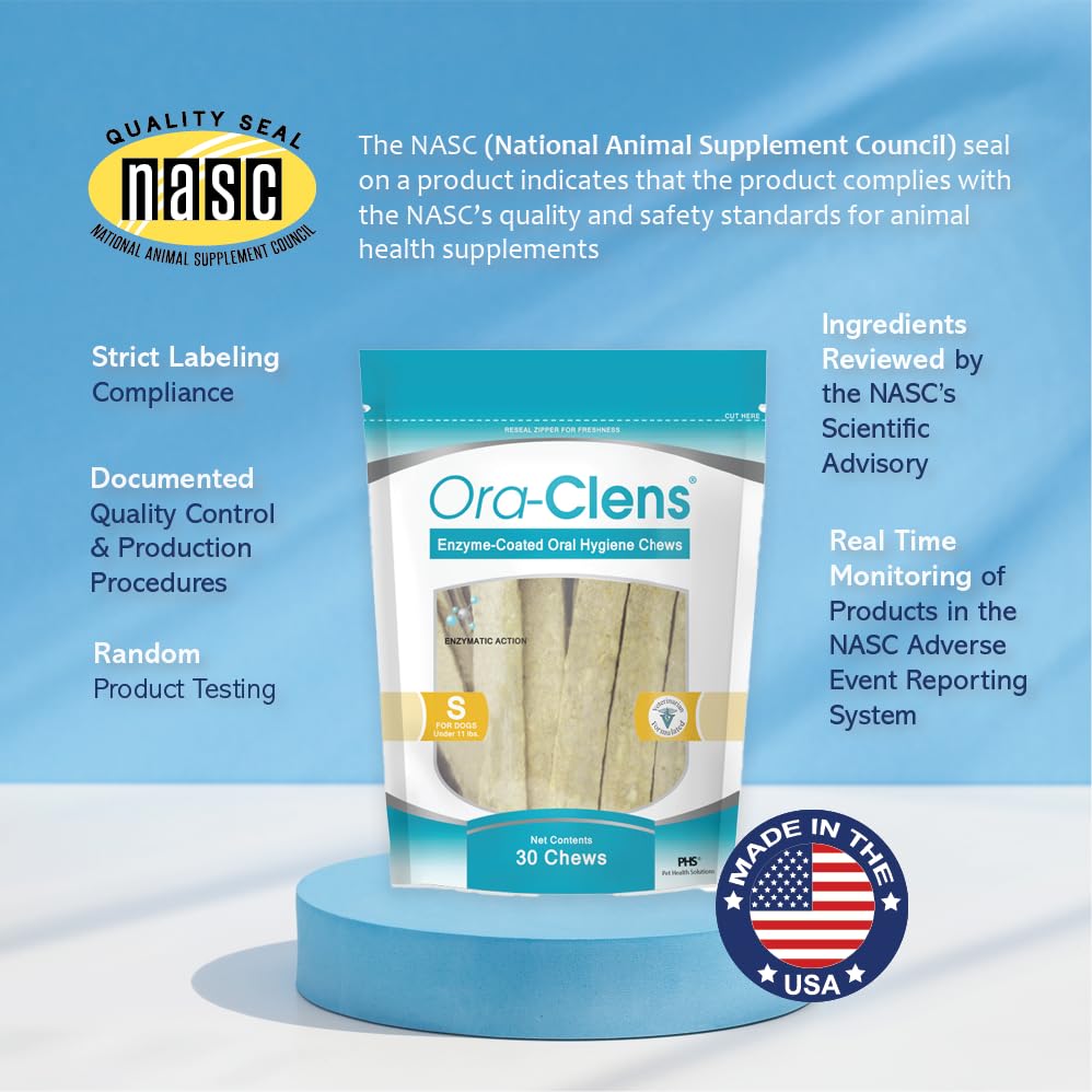 Ora-Clens chew creates enjoyable routine for small dogs.