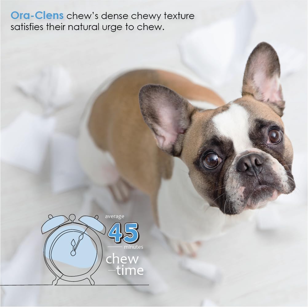 Veterinarian-founded Ora-Clens brand messaging on the label.