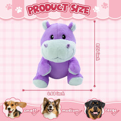 OraneeeO cotton-wrapped-squeaker plush toy supports comfy, long-lasting play.