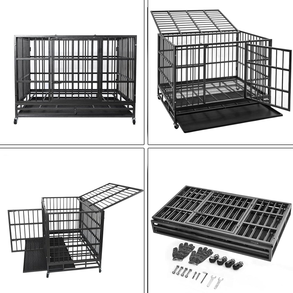 Oranland secure bolt locks enhance safety during crate containment.