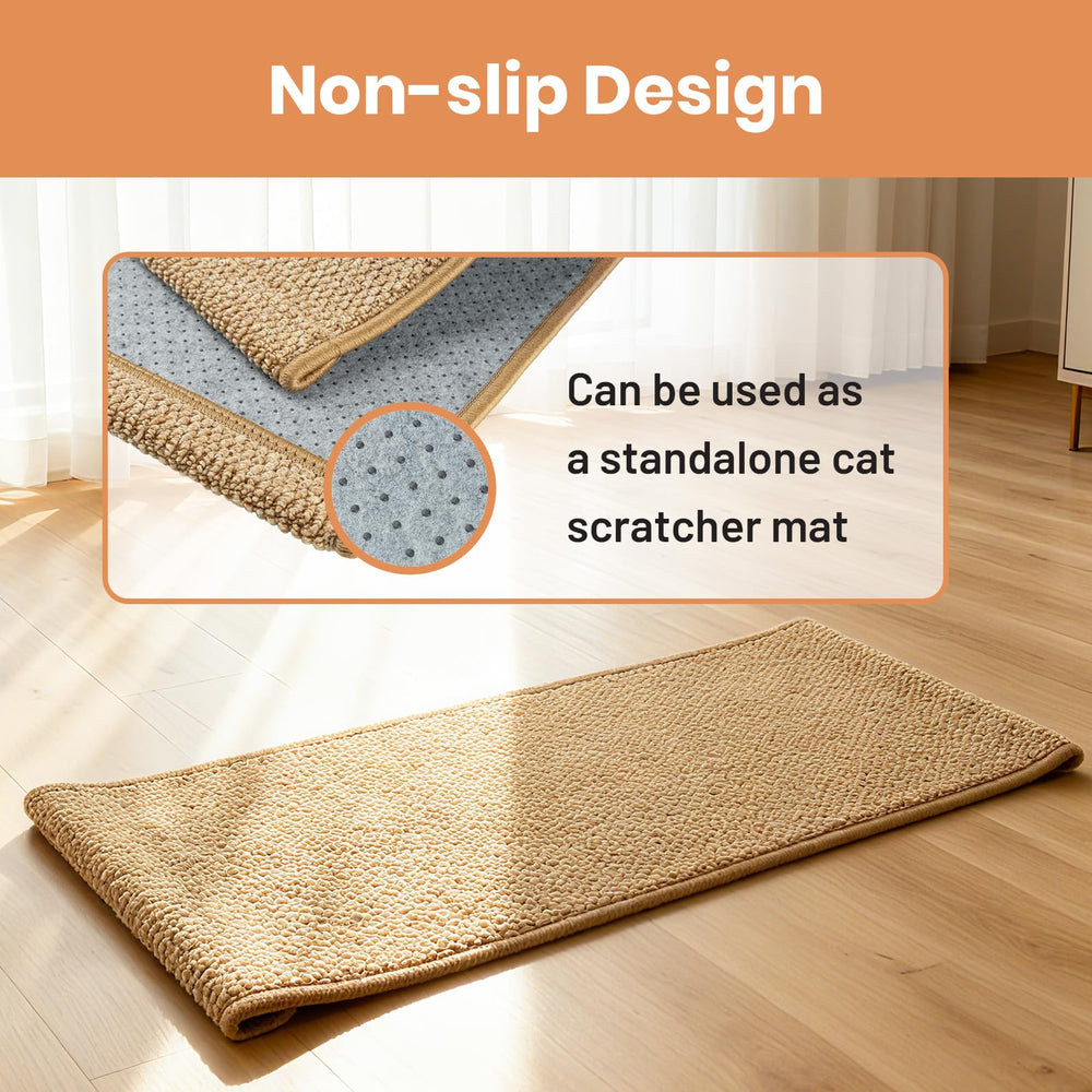 Ordora soft sisal surface provides a gentle paw feel while resisting daily wear