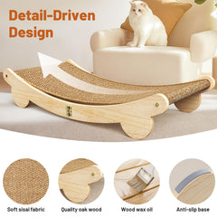 ORDORA soft sisal surface resists wear and stays clean with use