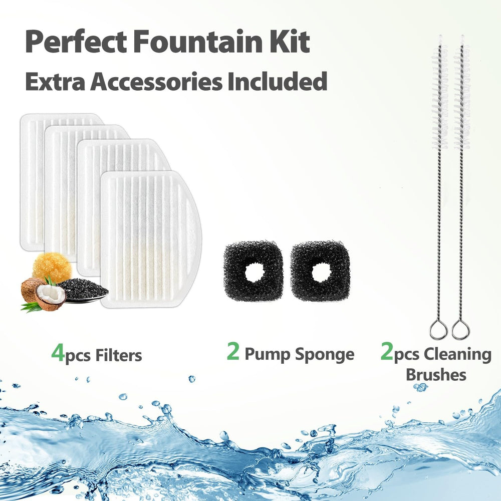 ORSDA fountain stainless steel 3l with cleaning brushes included.