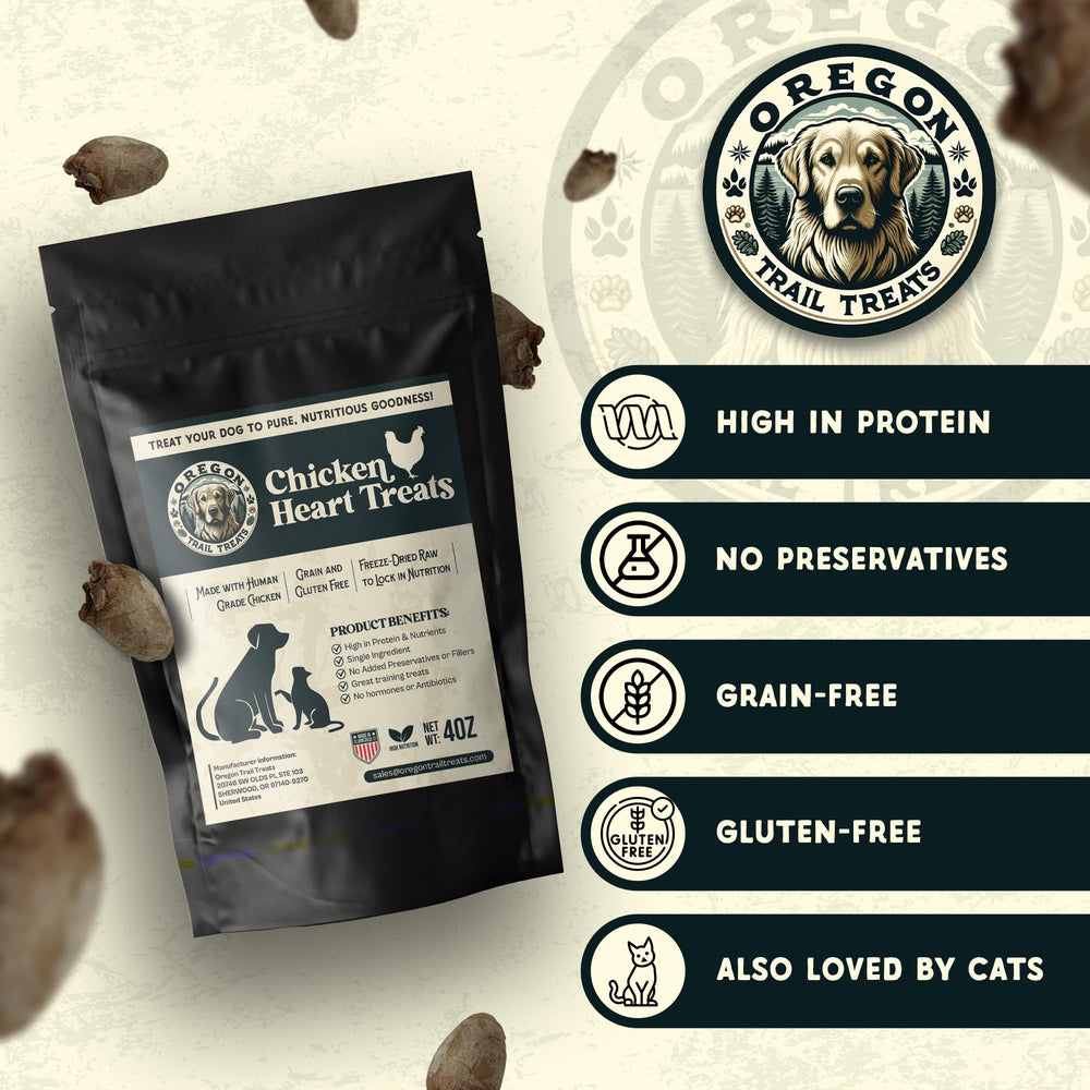 Oregon Silkworms grain-free treat for dogs and cats with simple ingredients