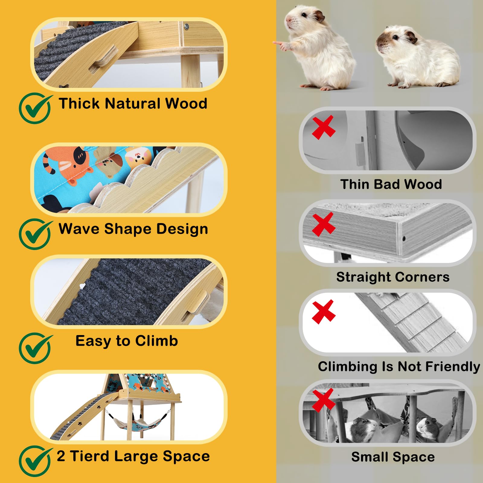 Orekemo included cushion and hammock boost comfort and easy cleaning.