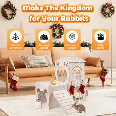 Orekemo rabbit house ventilation emphasizes fresh air for comfortable rooming.