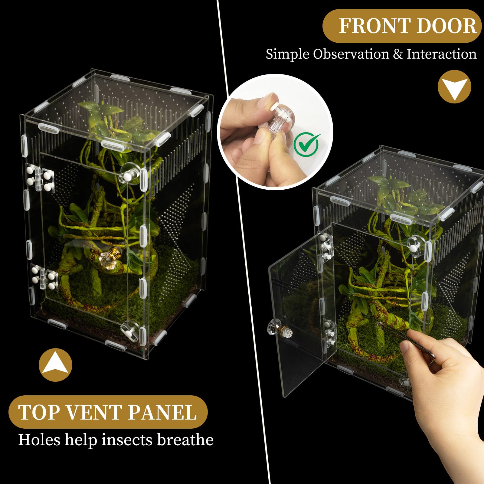 Orekemo scratch-resistant acrylic surface resists scratches for lasting clarity.