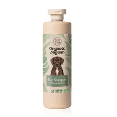 Organic Jaguar natural dog shampoo bottle, hypoallergenic formula for sensitive skin.