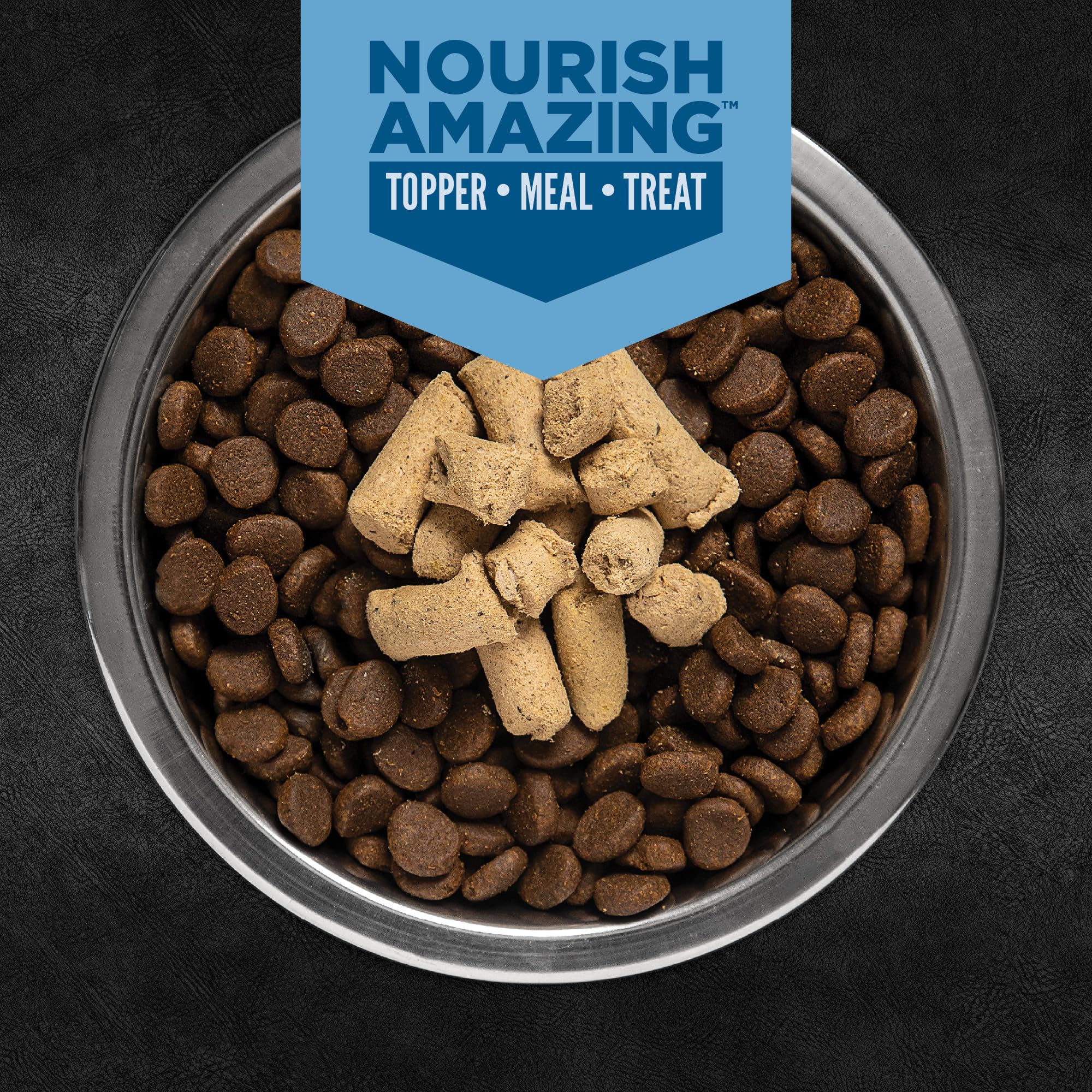 ORIJEN Epic Bites WholePrey ingredients close-up emphasize nutrient-dense components.