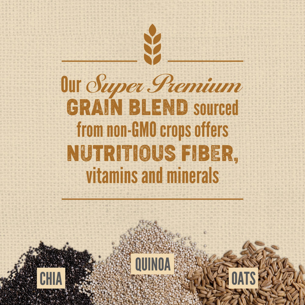 ORIJEN freeze-dried coating image showcases burst of raw flavor dogs crave
