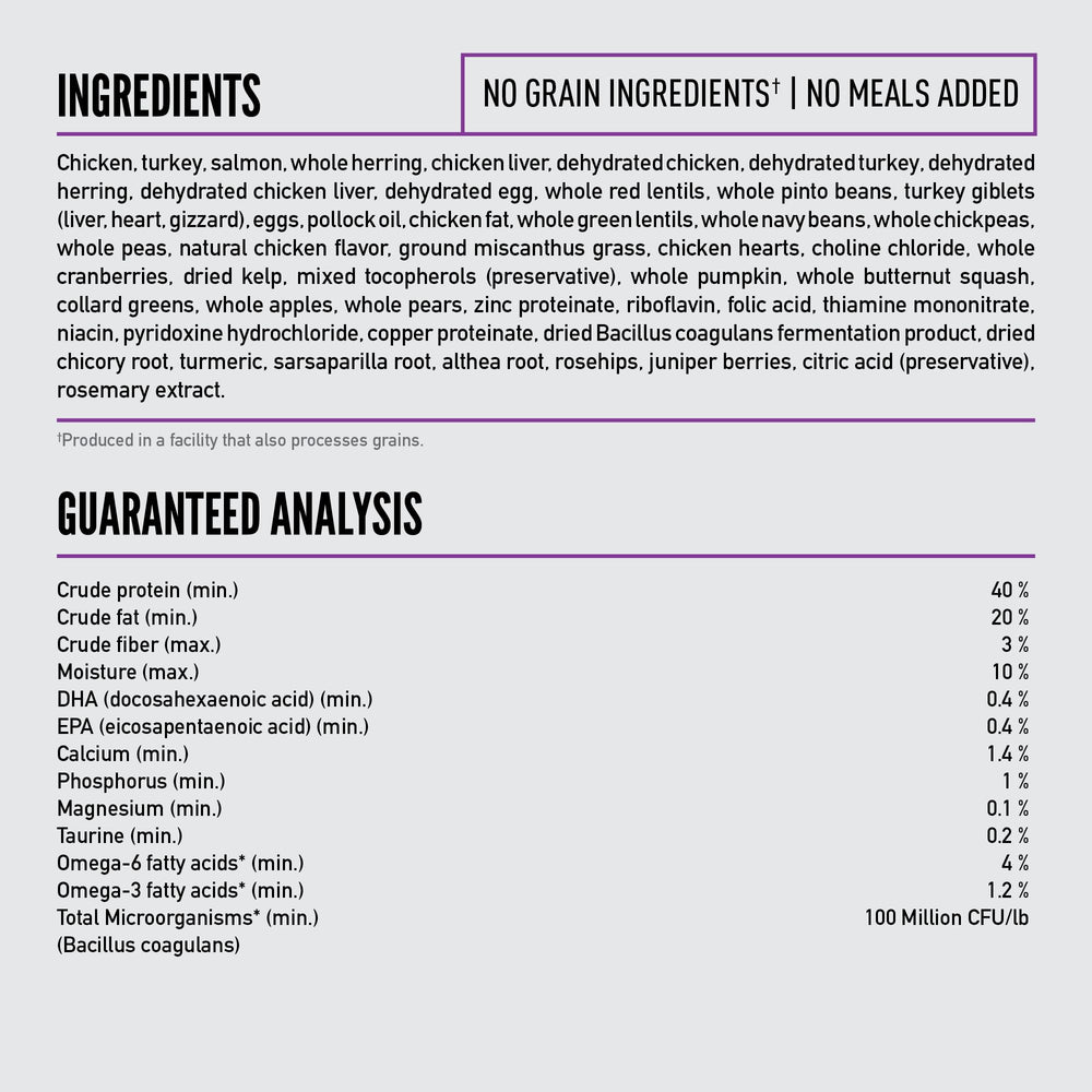 ORIJEN freeze-dried liver coating image hints at flavorful burst cats crave.