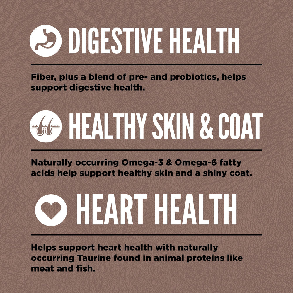 ORIJEN Regional Red fresh raw beef and pork ingredients support strong, lean muscles.