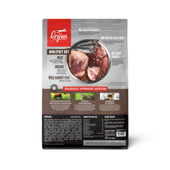 ORIJEN Regional Red kibble in bowl highlighting grain-free, nutrient-dense bites for active cats.