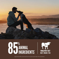 ORIJEN Regional Red WholePrey ingredients with nourishing organs for natural balance.