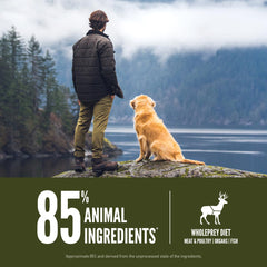 ORIJEN TUNDRA fresh and raw ingredients preserved by refrigeration and freezing for peak freshness.
