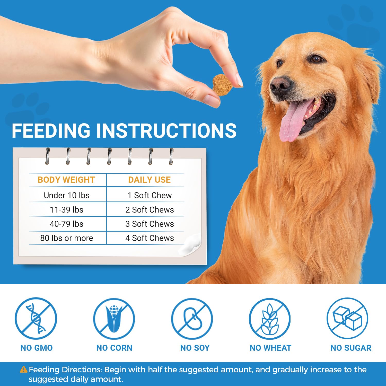 Oritess all-breed-age chew pack—versatile care for puppies to seniors.