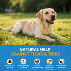 Oritess chicken-flavor chews for dogs—a palatable natural pest preventive.