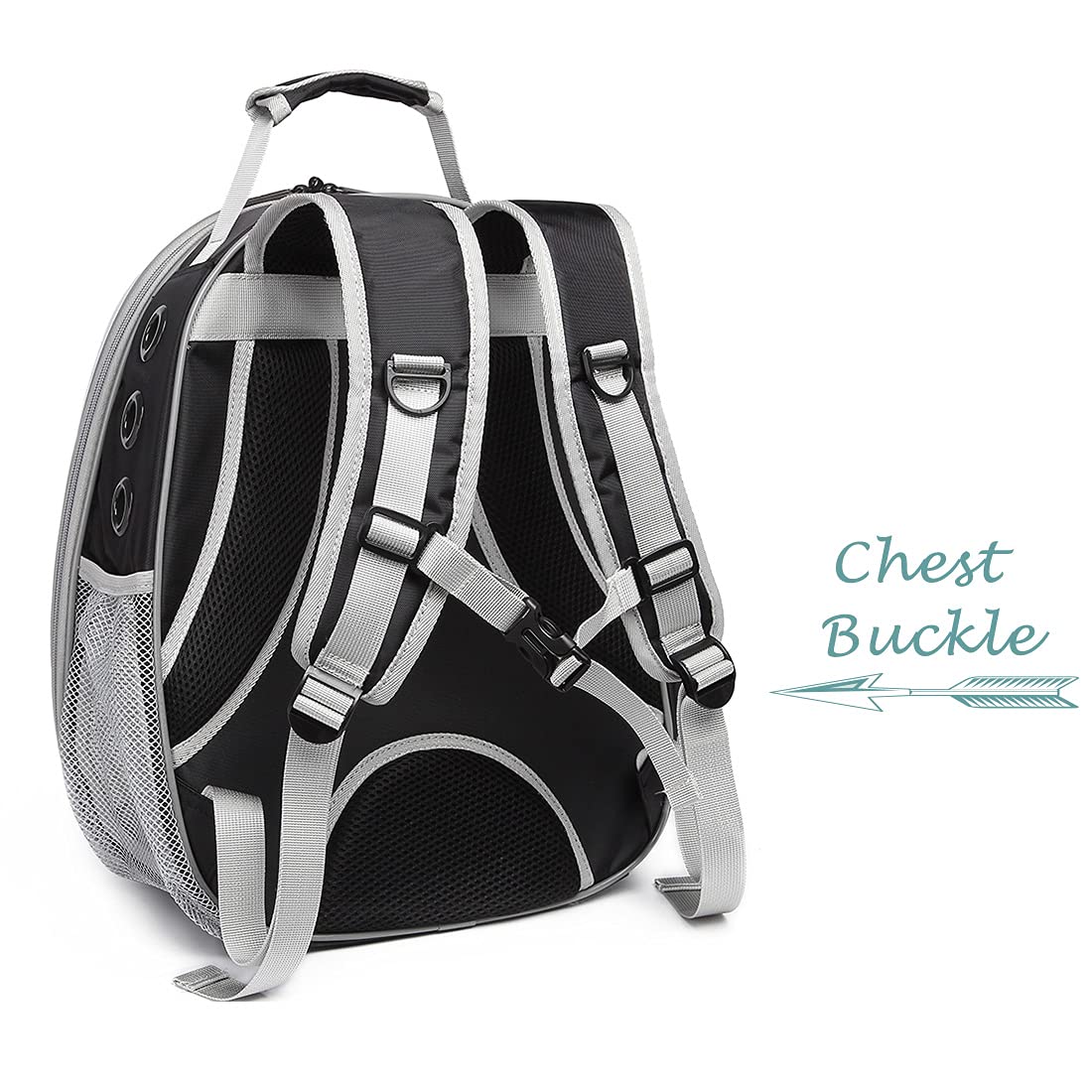 ORIZZP waterproof pet carrier backpack material shields against rain and splashes