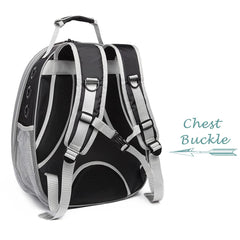 ORIZZP waterproof pet carrier backpack material shields against rain and splashes