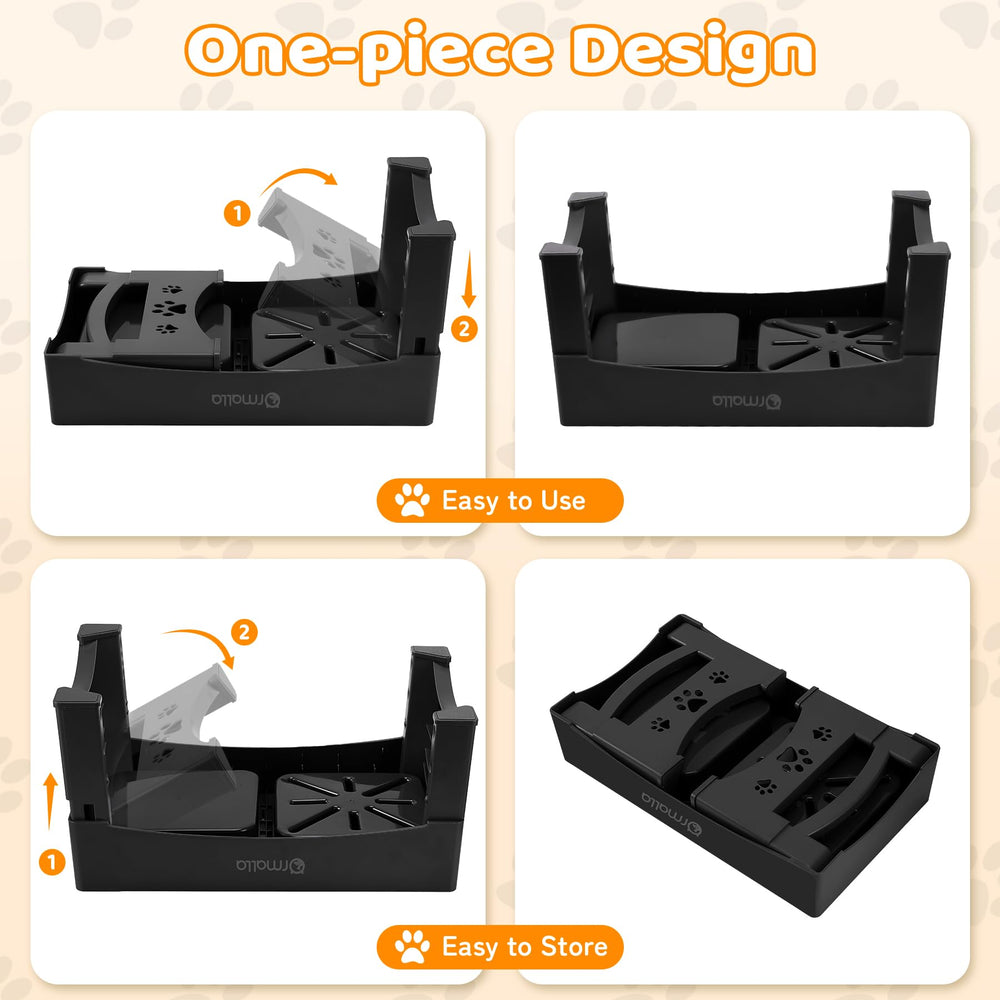 Ormalla foldable anti-slip stand keeps bowls stable and floors protected.