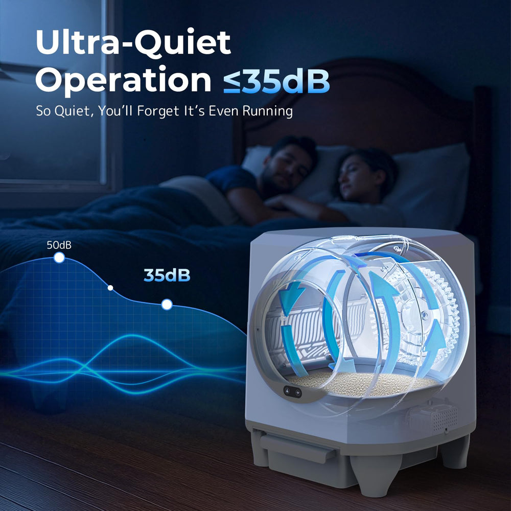 OROLEY infrared safety sensors pause functions for pet safety