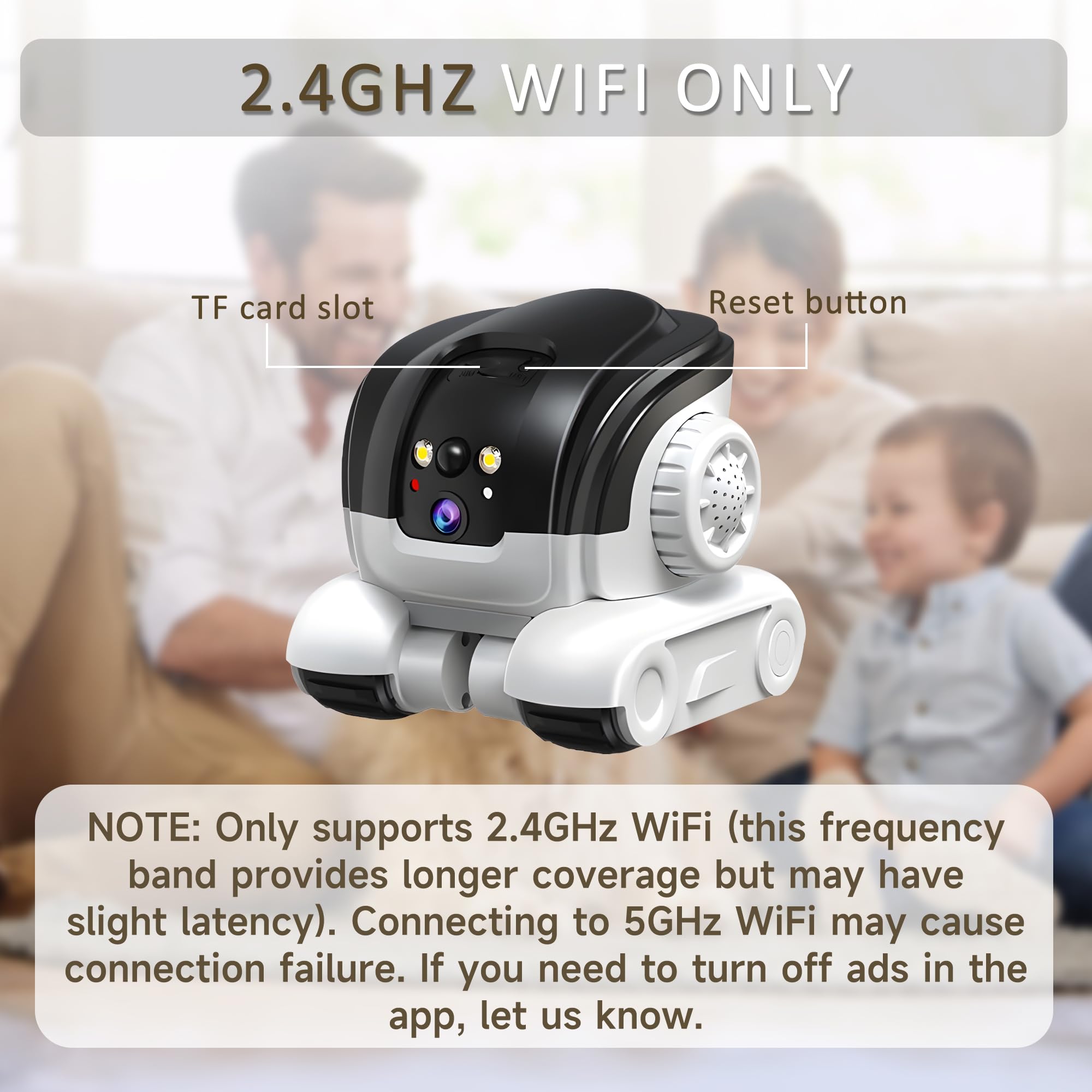 OROMVO Pet Camera 5200mAh battery supports longer, uninterrupted monitoring.