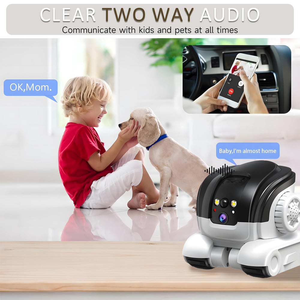 OROMVO Pet Camera color night vision captures clearer footage in low light.