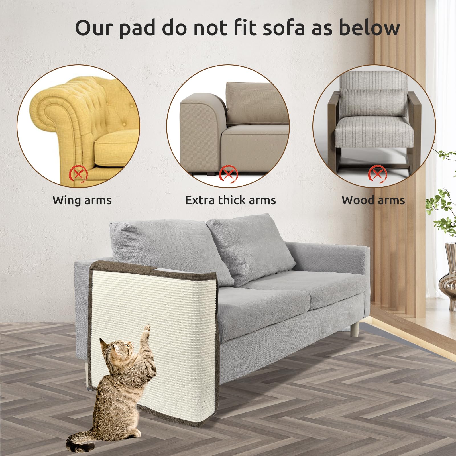 Oroonoko protector in living room shows quick setup on couch
