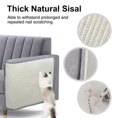 Oroonoko Upgraded Cat Scratch Protector with velcro straps ensures secure, easy installation.
