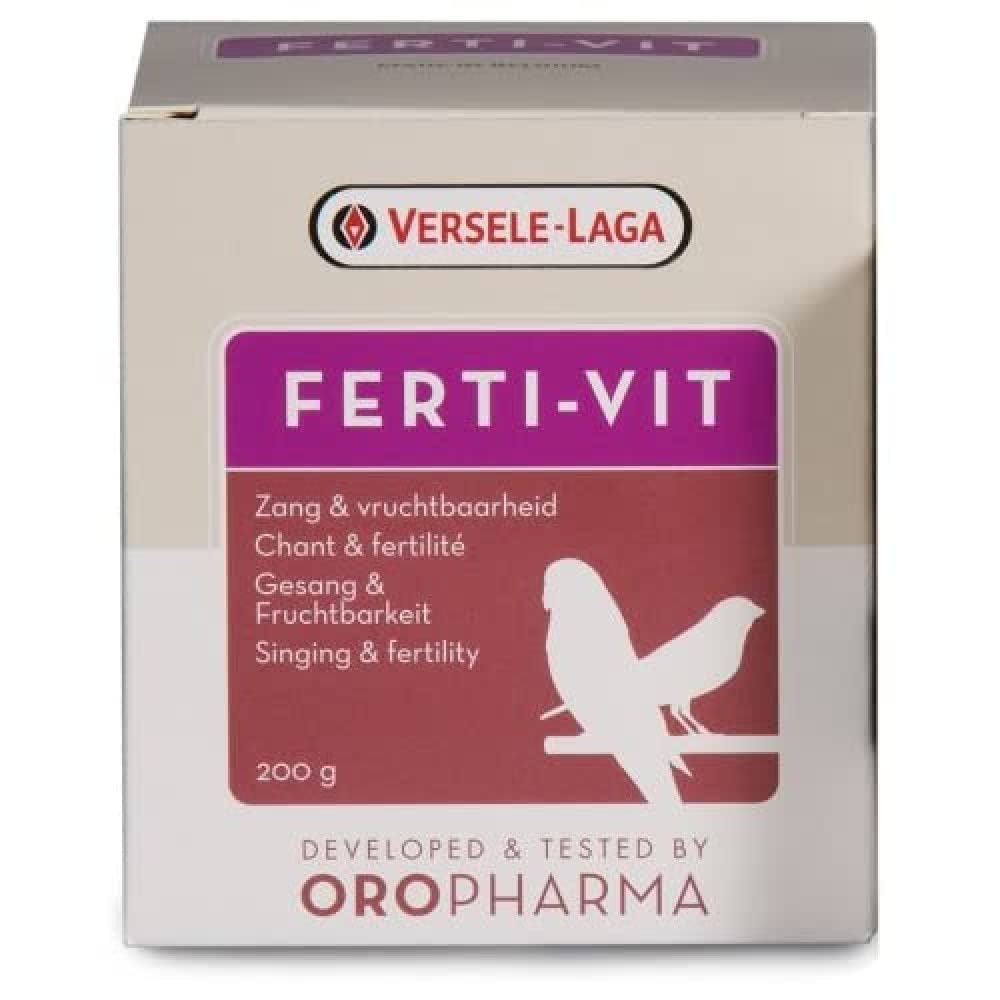 Oropharma Ferti-Vit bottle illustrating a multi-vitamin blend for breeding support and health