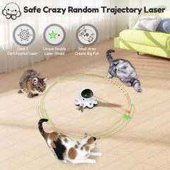 ORSDA Cat Laser Toy night mode feature with auto shut-off for quiet evenings