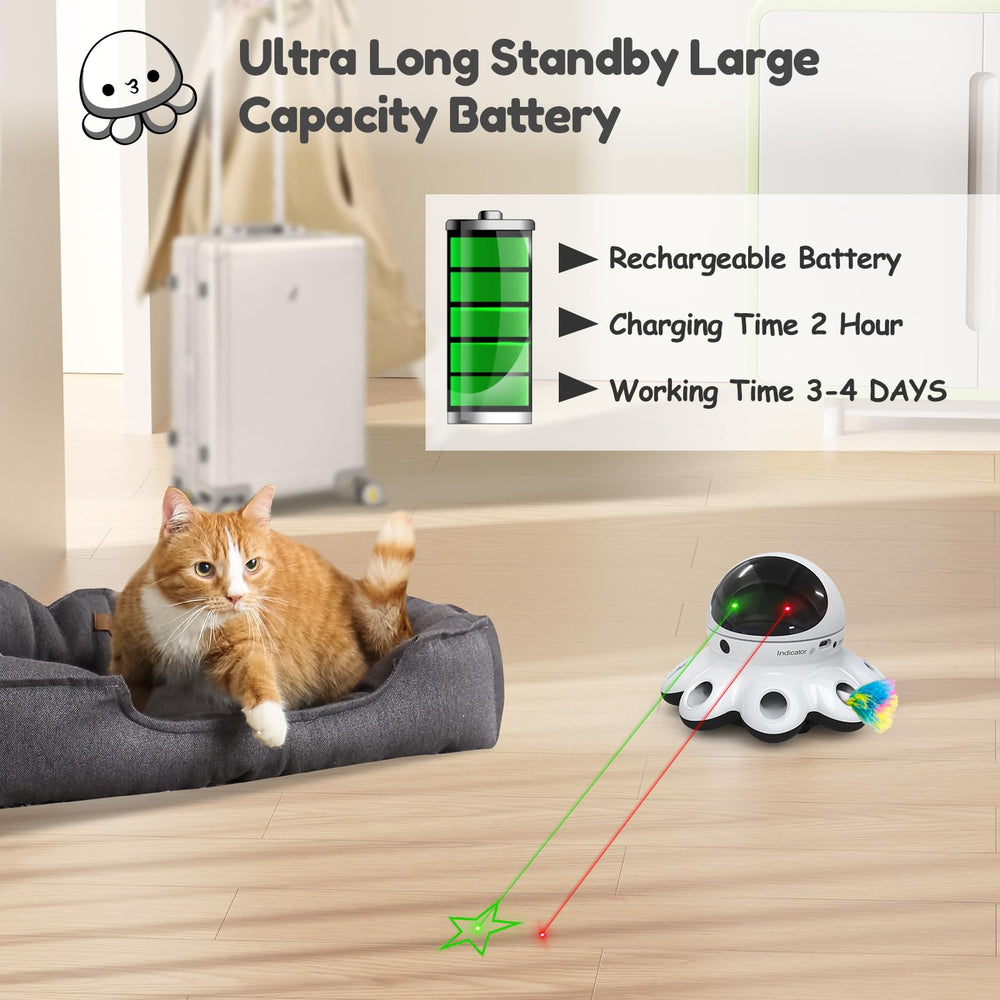 ORSDA Cat Laser Toy safe ABS body designed for pet-safe handling
