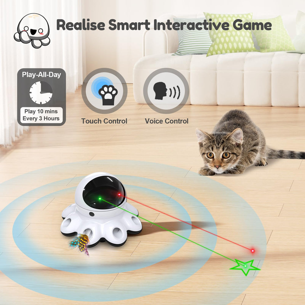 ORSDA Cat Laser Toy USB-C charging port for quick recharges during play sessions