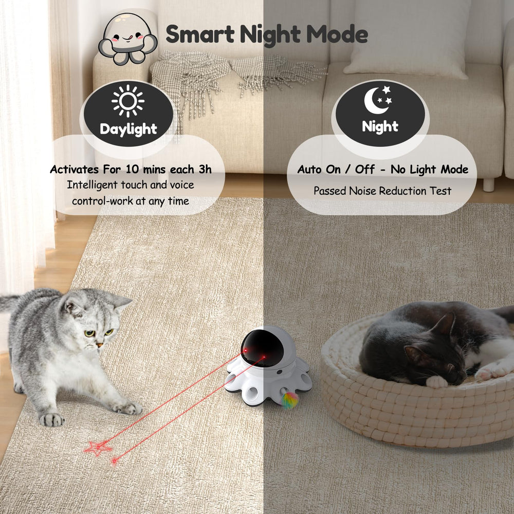 ORSDA Cat Laser Toy charges via USB-C for quick, ready-to-play sessions