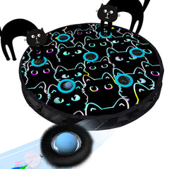 ORSDA interactive ball in pouch rolling action for indoor cats.